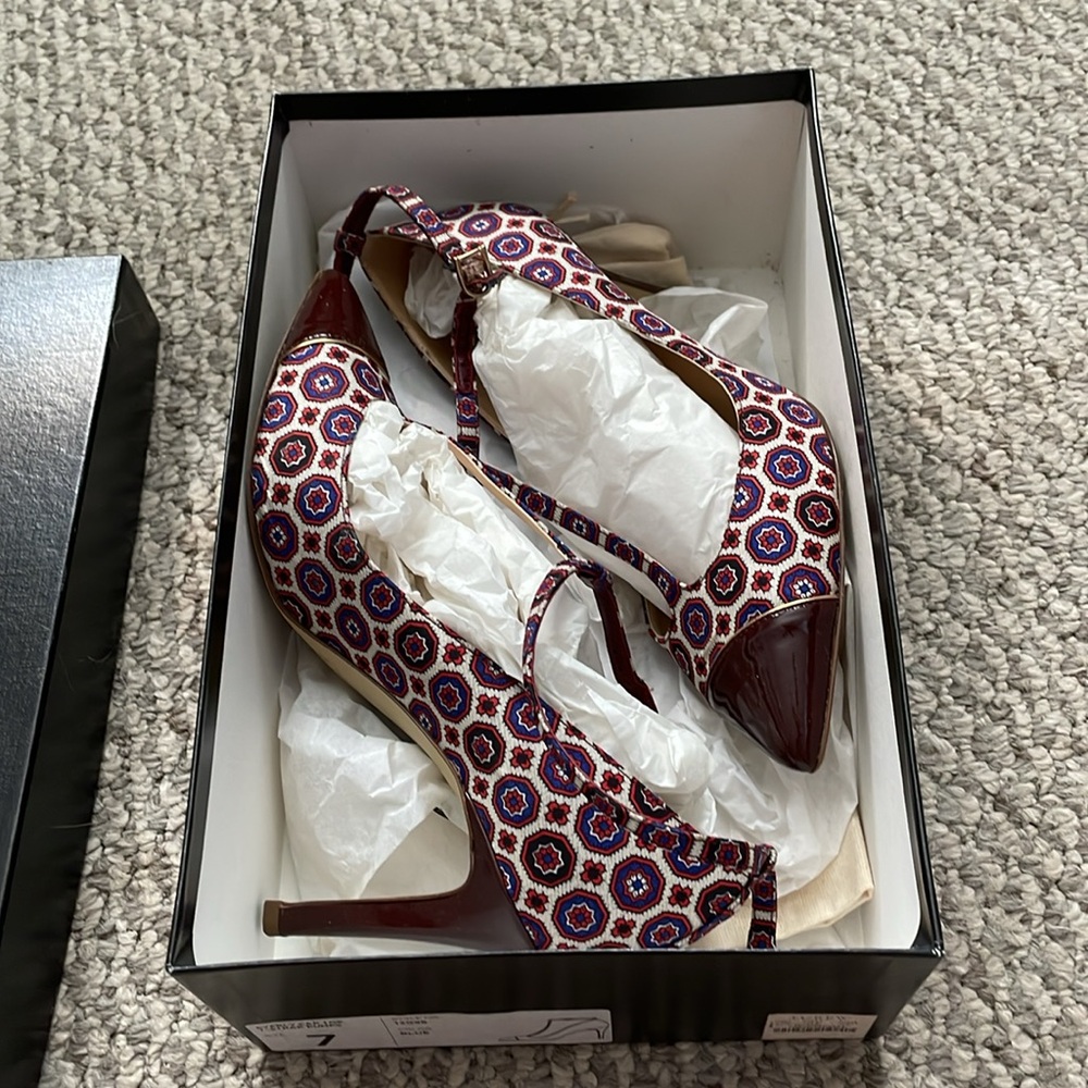 J. Crew Everly Cap Toe T-Strap Pumps